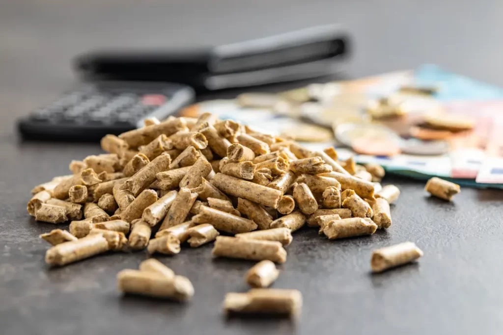 Pellets biomasa de madera